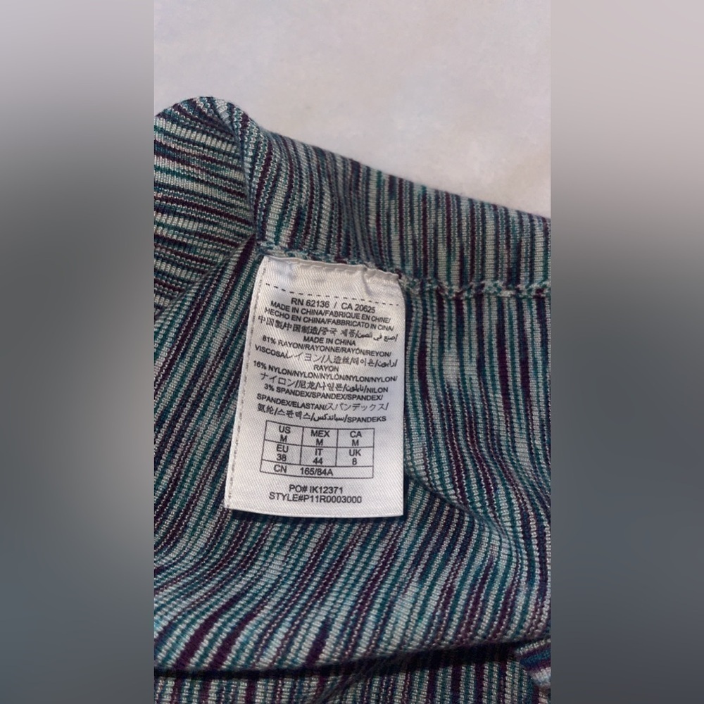 Guess by Marciano Los Angeles Striped Stretch Mini Skirt NWOT Medium - Picture 6 of 9